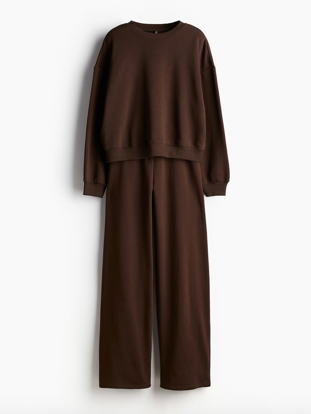 H&M 2 Piece Sweat Set - Dark Brown